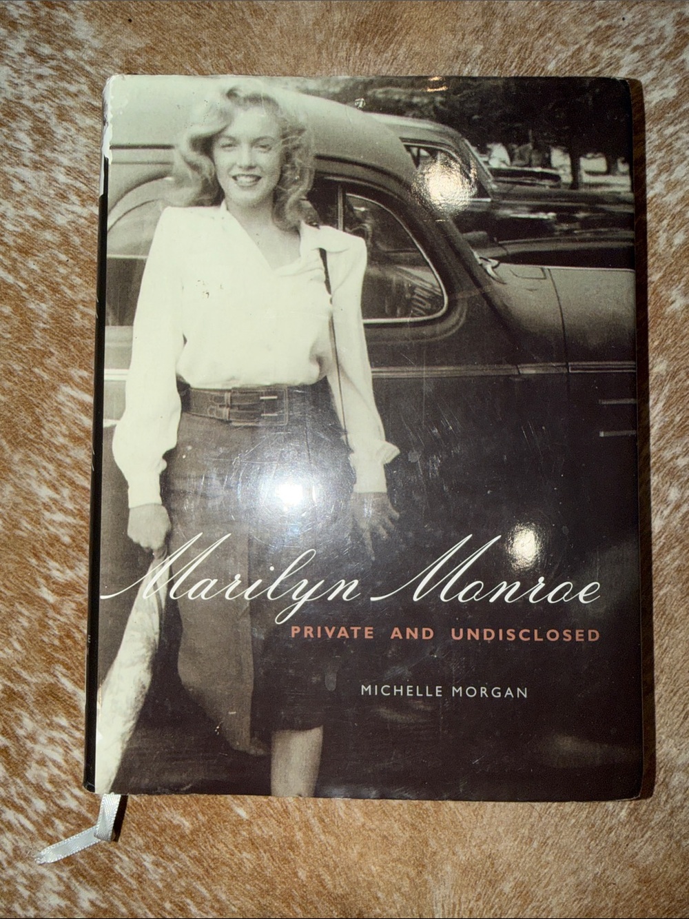 Marilyn Monroe: Private and Undisclosed Hardcover Book - Black & White Cover